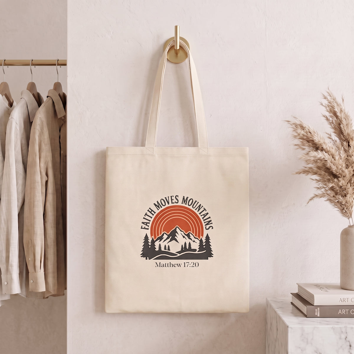 Matthew 17:20 Tote Bag
