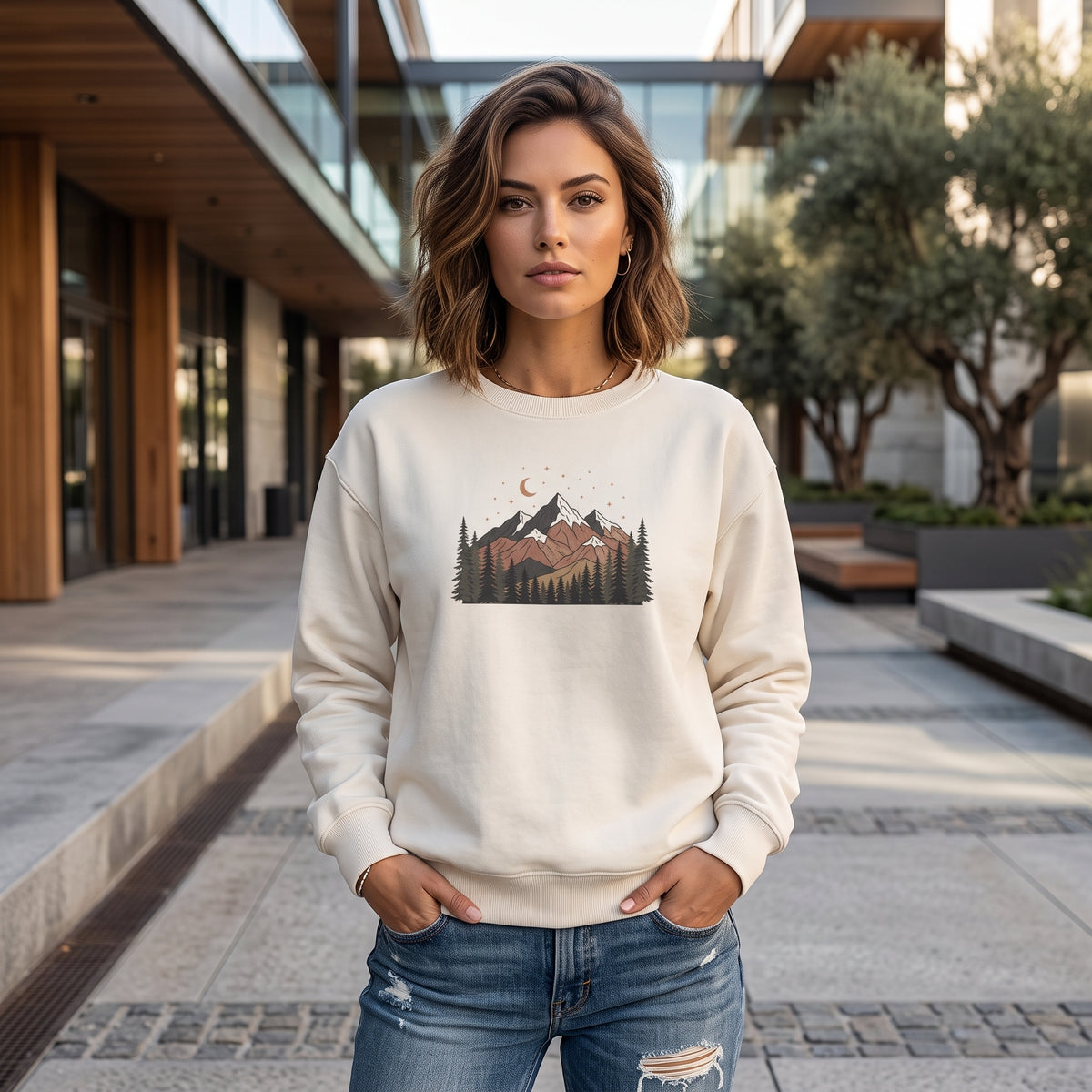 Mountain Night Sweatshirt