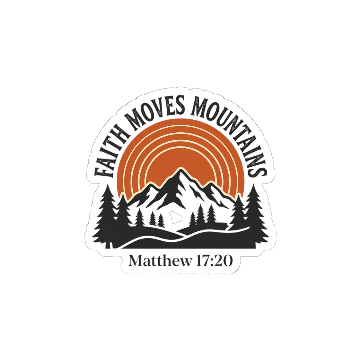 Matthew 17:20 Sticker