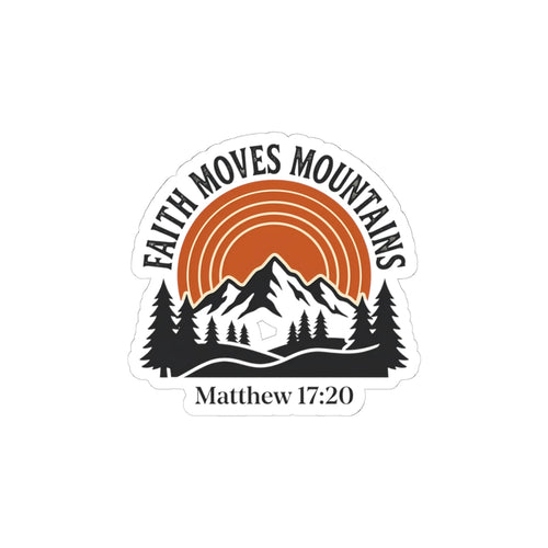 Matthew 17:20 Sticker