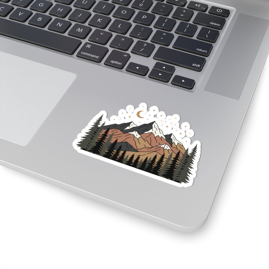 Mountain Night Sticker