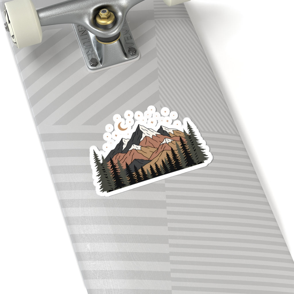 Mountain Night Sticker