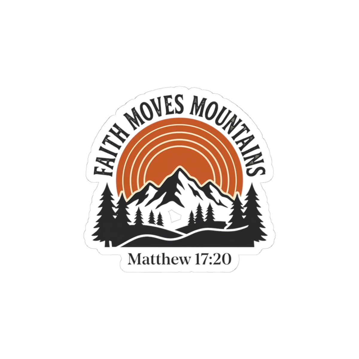 Matthew 17:20 Sticker